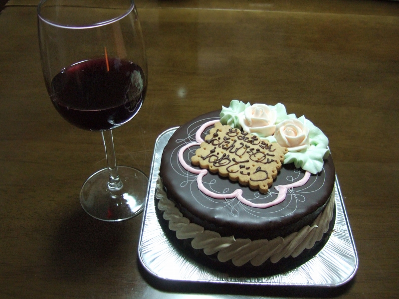 2007年のBirthday cakeはチョコレート♪